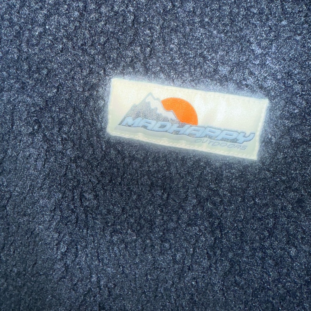Madhappy Outdoors Sherpa Fleece Pullover Navy - Picture 3 of 6